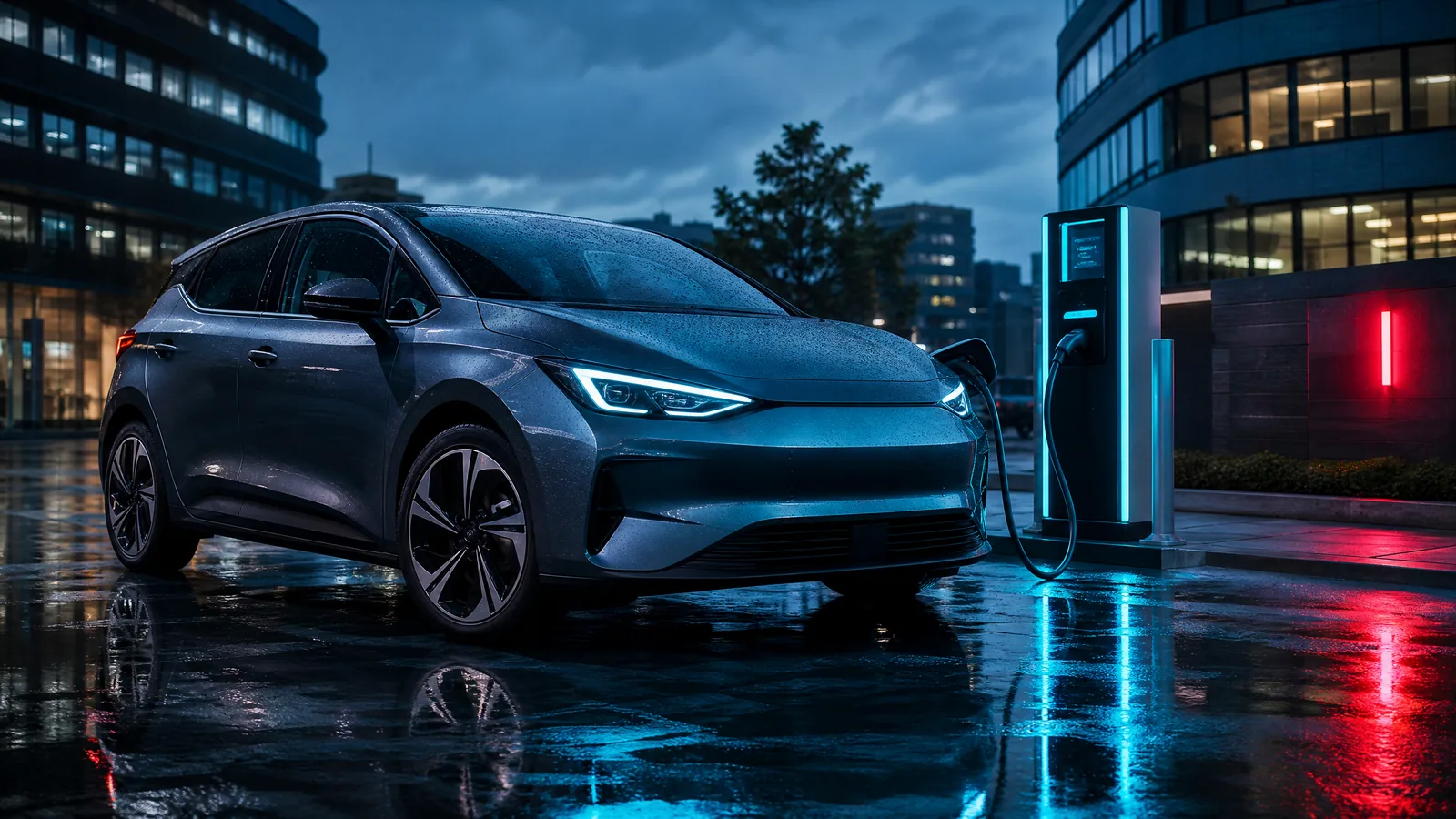 Ilustración editorial de Automifya: MG4 Urban 2026: hasta 418 km WLTP con batería de 54 kWh