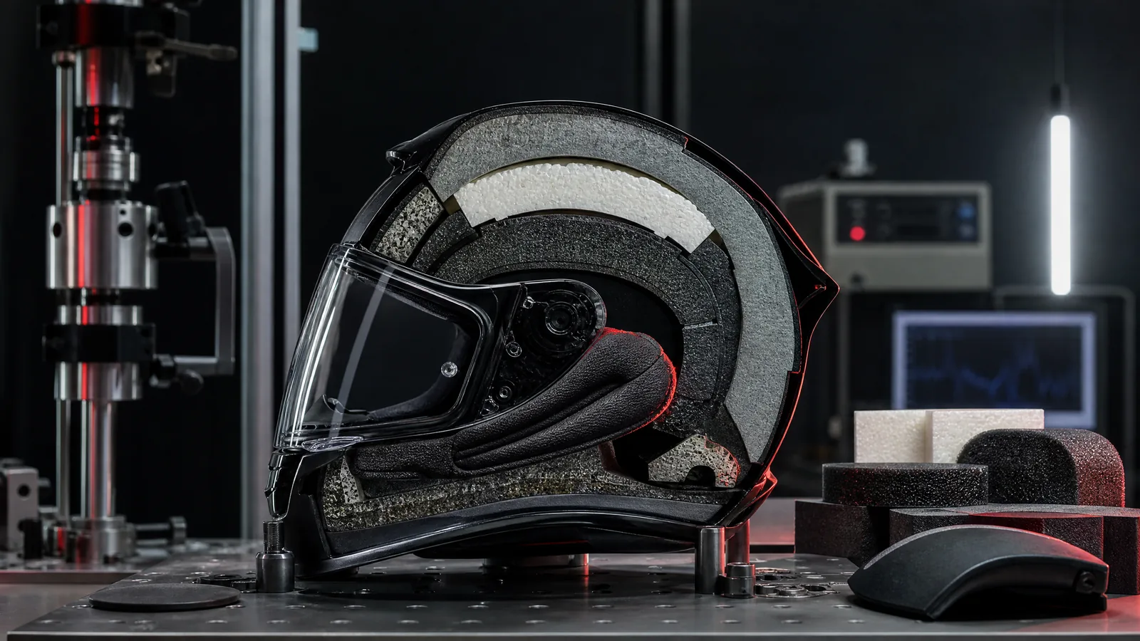 Ilustración editorial de Automifya: Qué significa la homologación ECE 22 para un casco de moto